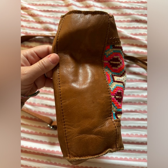 The Sak Women's Embroidered Equestrian Aztec Pattern Metal-Stud Crossbody Bag - Picture 9 of 14